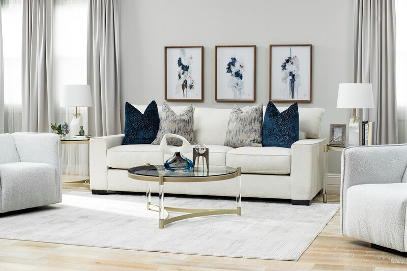 Troy Sofa in Ivory